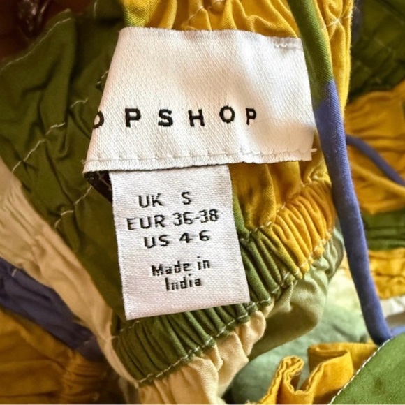 Topshop Multicolor Ruched Dress - Picture 3 of 3